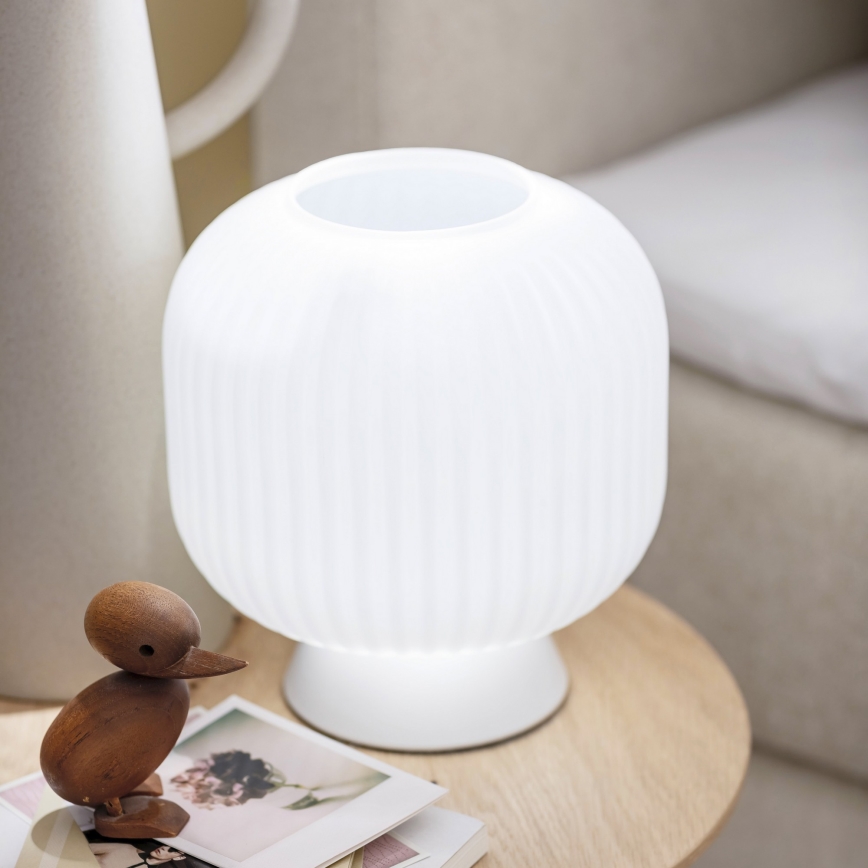 Schöner Wohnen 13573-16 - Tischleuchte NAMI 1xE27/25W/230V weiß