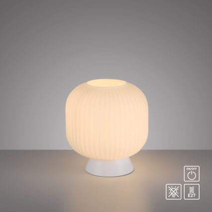 Schöner Wohnen 13573-16 - Tischleuchte NAMI 1xE27/25W/230V weiß