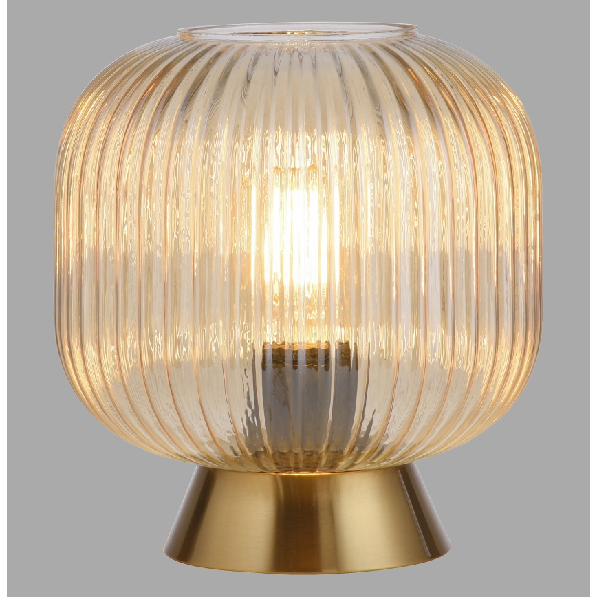 Schöner Wohnen 13573-27 - Lampada da tavolo NAMI 1xE27/25W/230V oro/beige/fumé