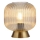Schöner Wohnen 13573-27 - Tischleuchte NAMI 1xE27/25W/230V goldfarben/beige/rauchfarben