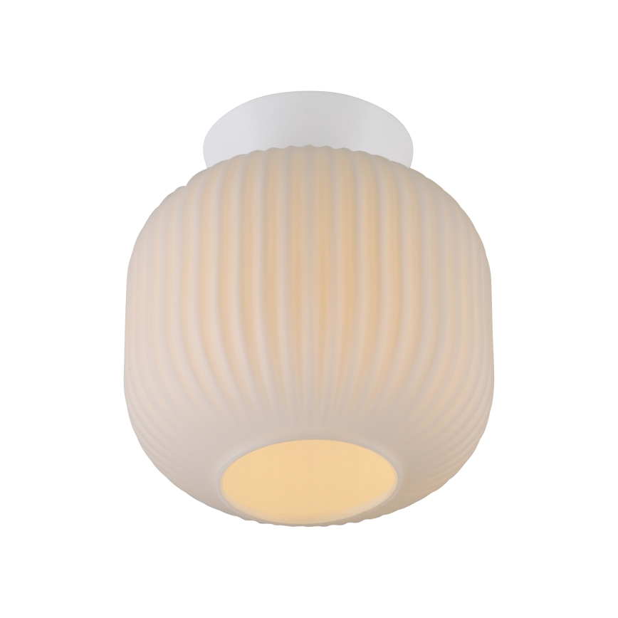 Schöner Wohnen 13574-16 - Plafoniera NAMI 1xE27/25W/230V Ø 20 cm bianca
