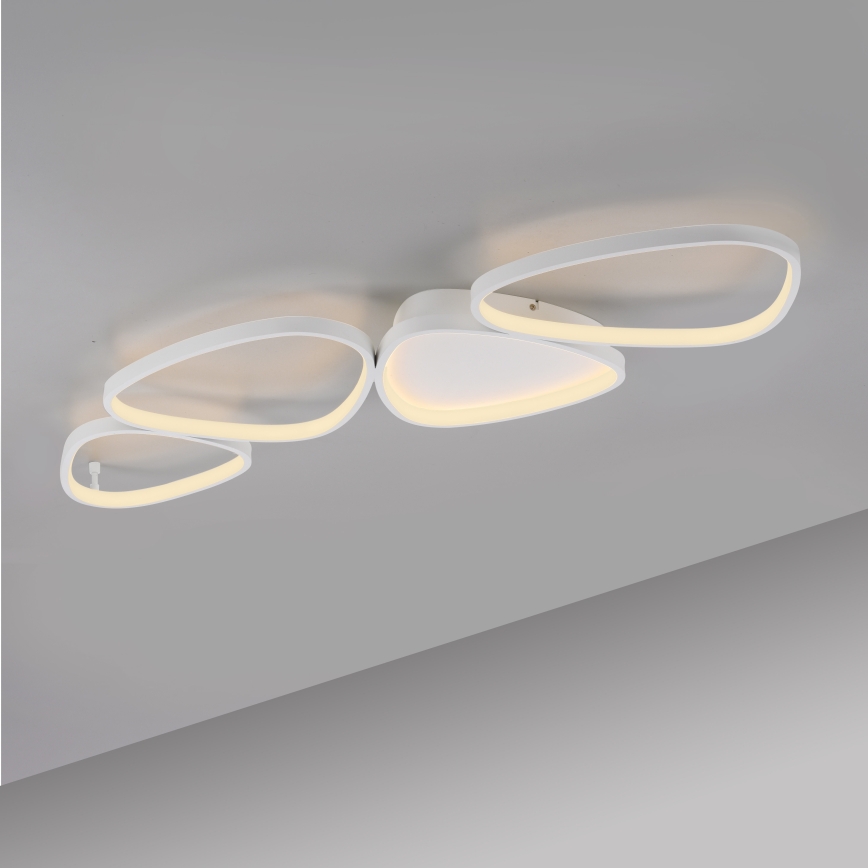 Schöner Wohnen 14039-16 - dimmbare LED-Deckenleuchte PEBBLES LED/35,5W/230V weiß