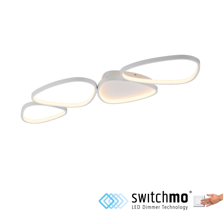 Schöner Wohnen 14039-16 - dimmbare LED-Deckenleuchte PEBBLES LED/35,5W/230V weiß