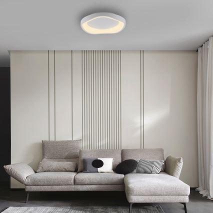 Schöner Wohnen 14233-16 - Plafonnier LED dimmable MONTA LED/21W/230V Ø 40 cm blanc