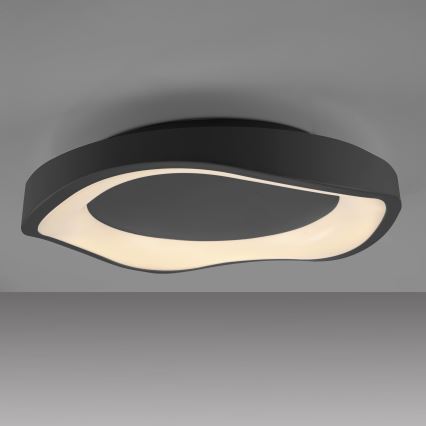 Schöner Wohnen 14233-18 - Plafonnier LED dimmable MONTA LED/21W/230V Ø 40 cm noir