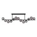 Schöner Wohnen 14505-18 - Lustre LED sur tige DUBAI 13xG9/3W/230V noir/fumé