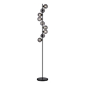 Schöner Wohnen 14506-18 - LED Stehleuchte DUBAI 9xG9/3W/230V schwarz/rauchglas