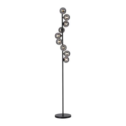Schöner Wohnen 14506-18 - LED Stehleuchte DUBAI 9xG9/3W/230V schwarz/rauchglas