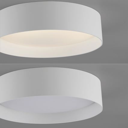 Schöner Wohnen 14593-16 - Plafonnier LED dimmable TAVOLI LED/10W/230V 2700-6500K Ø 28,5 cm blanc + télécommande