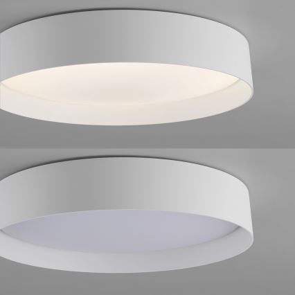 Schöner Wohnen 14594-16 - Plafonnier LED dimmable TAVOLI LED/20W/230V 2700–6500K Ø 39 cm blanc + télécommande
