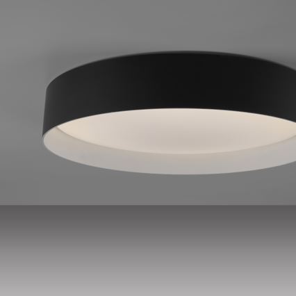 Schöner Wohnen 14594-18 - LED-dimmbare Deckenleuchte TAVOLI LED/20W/230V 2700–6500K Ø 39 cm schwarz + Fernbedienung