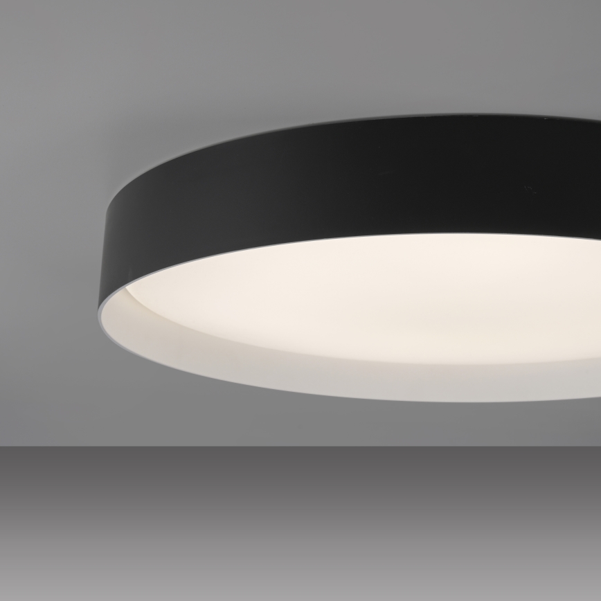 Schöner Wohnen 14595-18 - Plafonnier LED dimmable TAVOLI LED/34W/230V 2700-6500K Ø 49 cm noir + télécommande