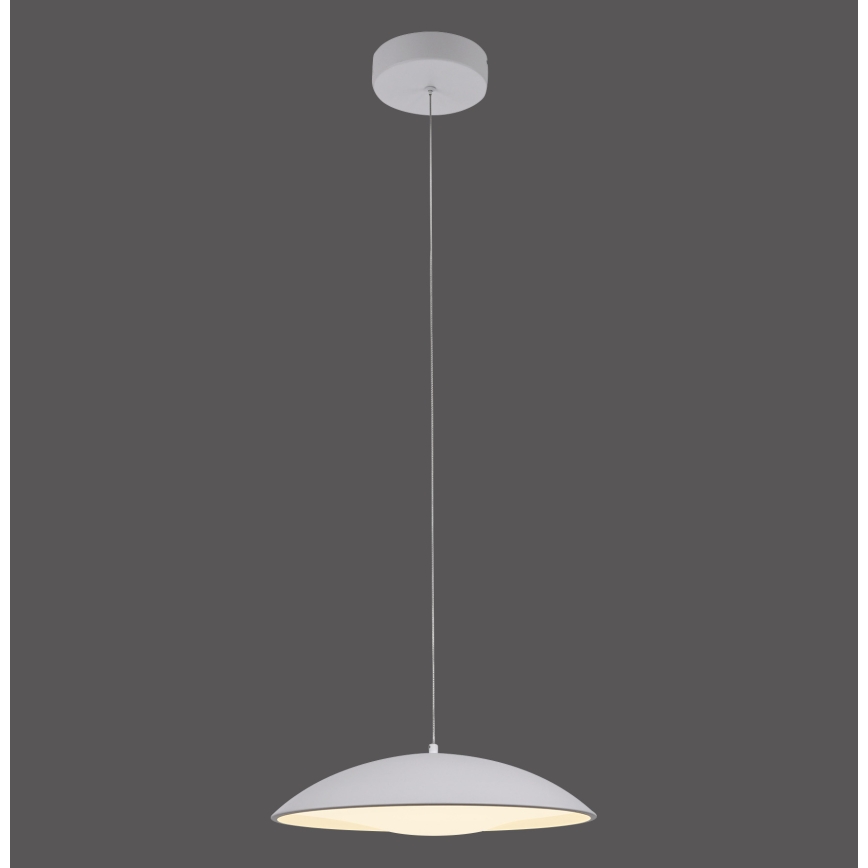 Schöner Wohnen 14606-16 - Lampadario sospeso dimmerabile su cavo LENTE LED/17W/230V Ø 40 cm bianco