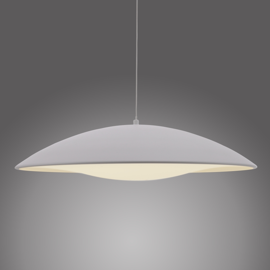 Schöner Wohnen 14607-16 - sospensione dimmerabile su cavo LENTE LED/23W/230V Ø 50 cm bianco