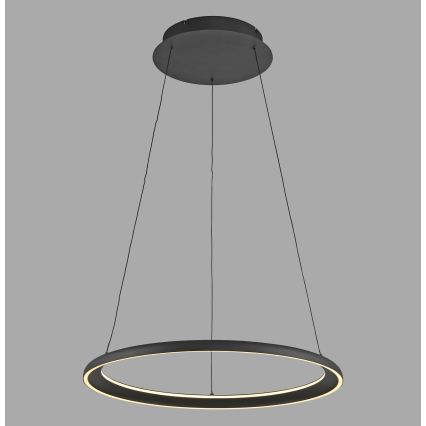 Schöner Wohnen 15570-18 - dimmbare LED-Pendelleuchte an Kabel QUILLO LED/36W/230V Ø 60 cm schwarz