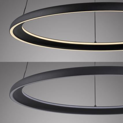 Schöner Wohnen 15570-18 - Suspension LED dimmable sur câble QUILLO LED/36W/230V Ø 60 cm noir