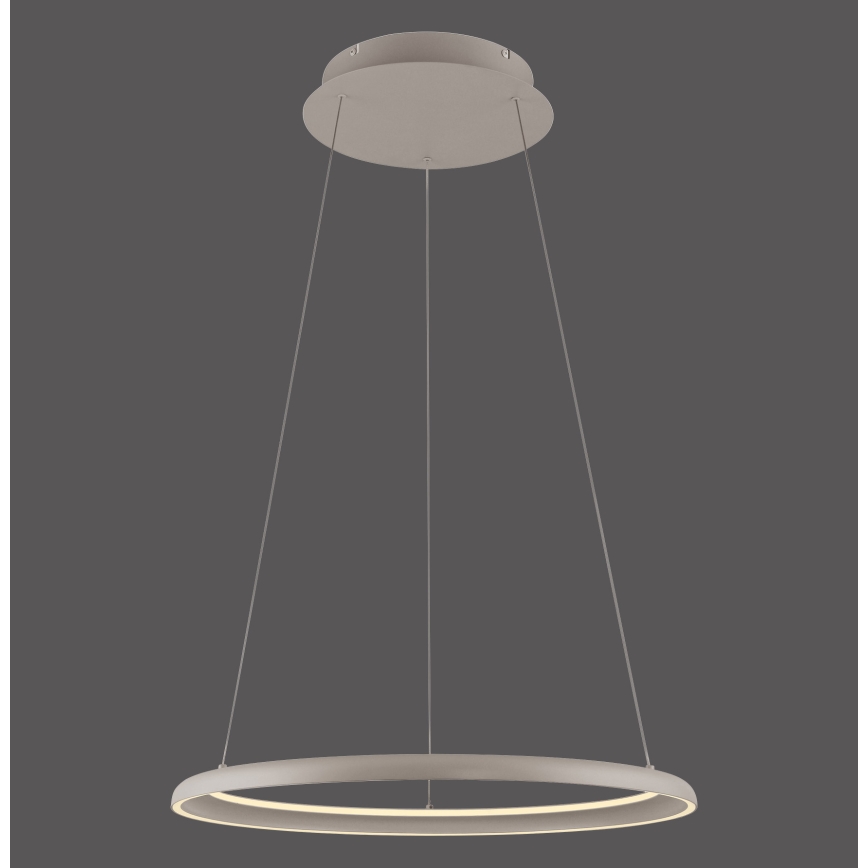 Schöner Wohnen 15570-39 - QUILLO LED-Pendelleuchte, dimmbar, 36W/230V, Ø 60 cm, grau