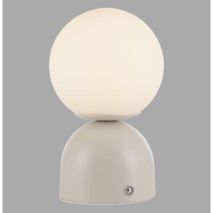Schöner Wohnen 19218-39 - Lampada da tavolo ricaricabile LED dimmerabile a sfioramento RUDI LED/1,2W/5V 3000-6000K 1200 mAh grigio