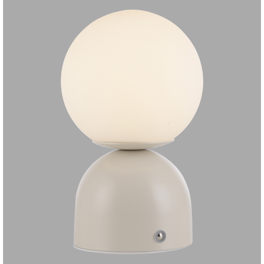 Schöner Wohnen 19218-39 - Lampada da tavolo ricaricabile LED dimmerabile a sfioramento RUDI LED/1,2W/5V 3000-6000K 1200 mAh grigio