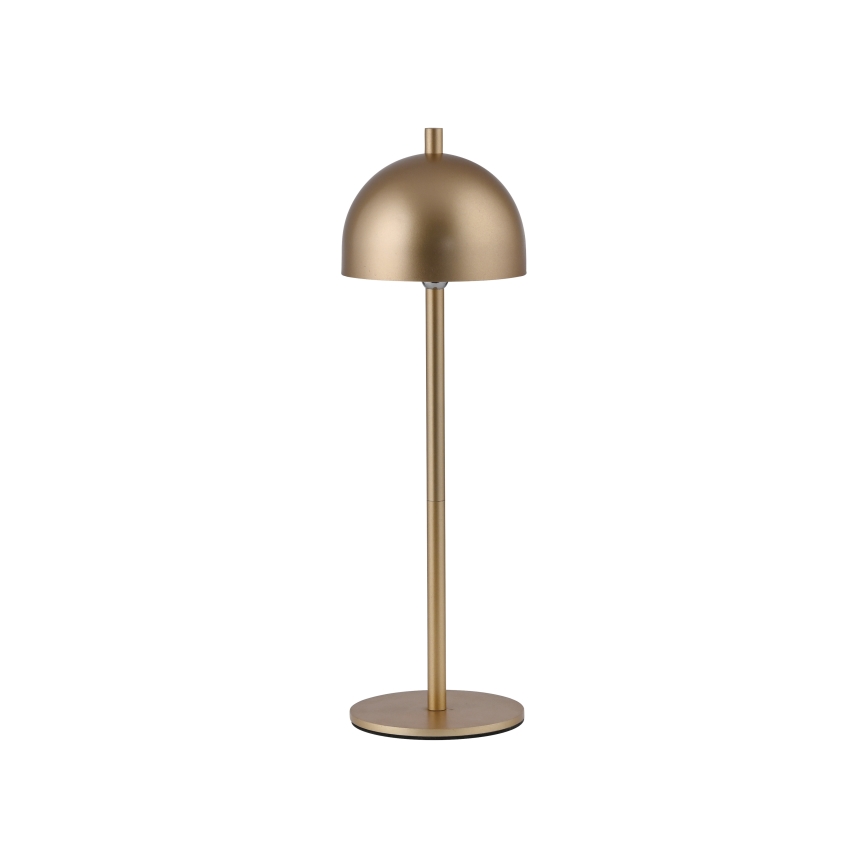 Schöner Wohnen 19244-12 - Lampe de table d'extérieur LED tactile et rechargeable BELLIS, à intensité réglable, LED/2,5W/5V 2600 mAh IP54, dorée