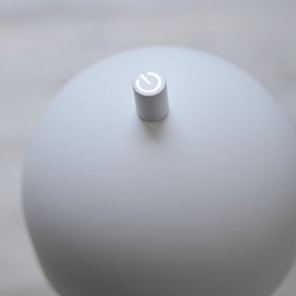Schöner Wohnen 19244-16 - Lampe de table d'extérieur tactile dimmable rechargeable BELLIS LED/2,5W/5V 2600 mAh IP54 blanche