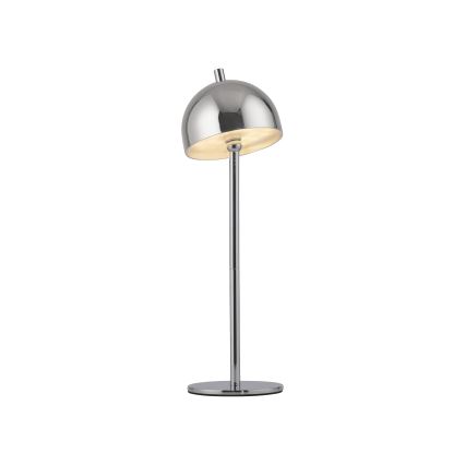 Schöner Wohnen 19244-17 - Dimmbare, wiederaufladbare LED-Touch-Außen-Tischlampe BELLIS LED/2,5W/5V 2600 mAh IP54 hochglänzender Chrom