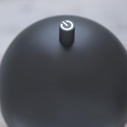 Schöner Wohnen 19244-18 - BELLIS LED-Tischlampe, berührungsdimmbar, wiederaufladbar, für den Außenbereich, LED 2,5 W / 5 V, 2600 mAh, IP54, schwarz