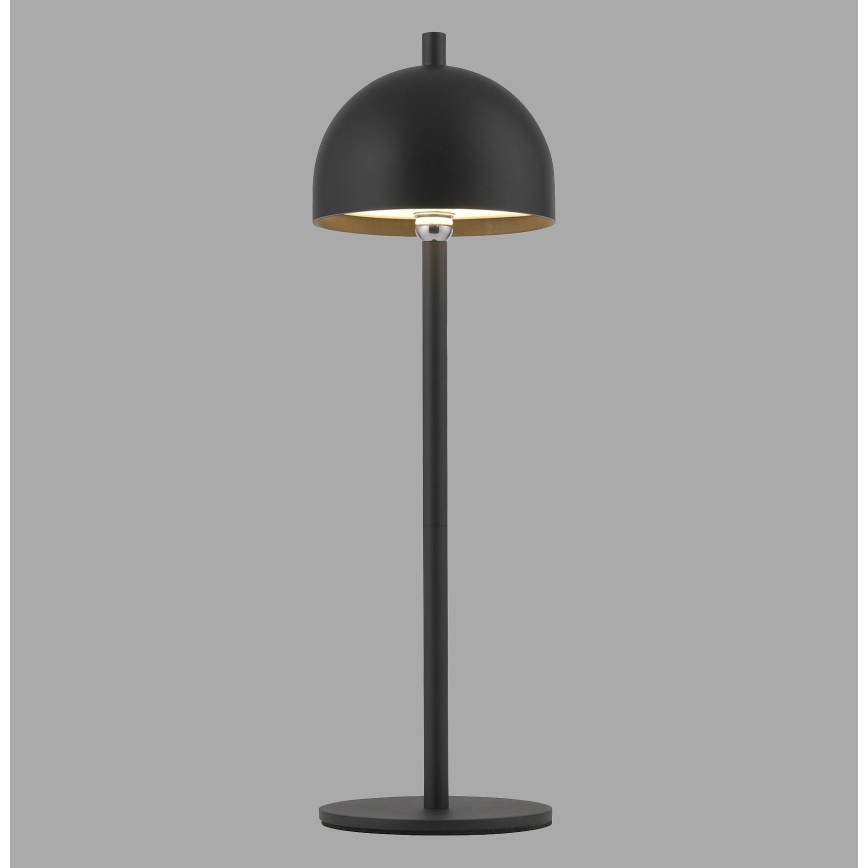Schöner Wohnen 19244-18 - Lampada da tavolo ricaricabile a LED dimmerabile con comando a sfioramento BELLIS LED/2,5W/5V 2600 mAh IP54 nera