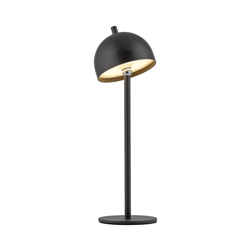 Schöner Wohnen 19244-18 - Lampada da tavolo ricaricabile a LED dimmerabile con comando a sfioramento BELLIS LED/2,5W/5V 2600 mAh IP54 nera