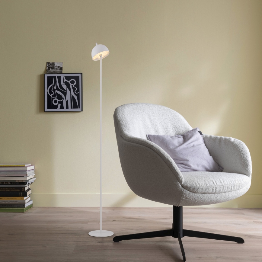 Schöner Wohnen 19245-16 - Lampe sur pied extérieure rechargeable à LED, tactile et dimmable BELLIS LED/2,5W/5V 2600 mAh IP54 blanche