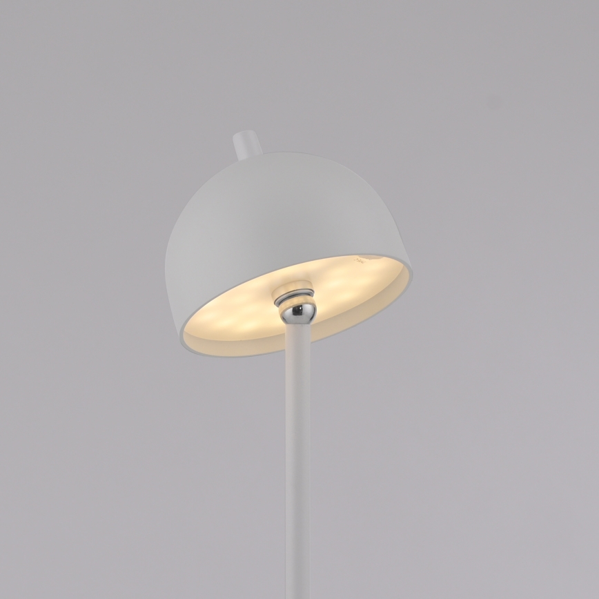 Schöner Wohnen 19245-16 - dimmbare, mit Touch-Bedienung, wiederaufladbare Outdoor-Stehleuchte BELLIS LED/2,5W/5V 2600 mAh IP54 weiß