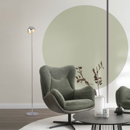Schöner Wohnen 19245-17 - Lampada da terra per esterni ricaricabile dimmerabile a sfioramento BELLIS LED/2,5W/5V 2600 mAh IP54 cromo lucido