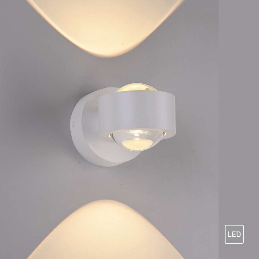 Schöner Wohnen 19331-16 - LED-Wandleuchte CHIA 2×LED/2W/230V weiß
