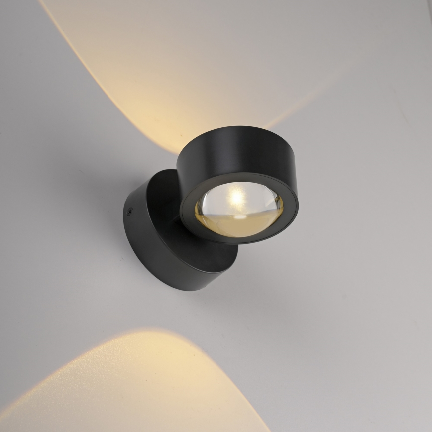 Schöner Wohnen 19331-18 - LED-Wandleuchte CHIA 2xLED/2W/230V schwarz