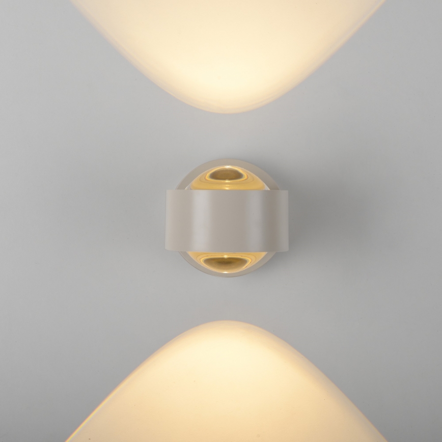 Schöner Wohnen 19331-39 - Applique murale LED CHIA 2xLED/2W/230V grise