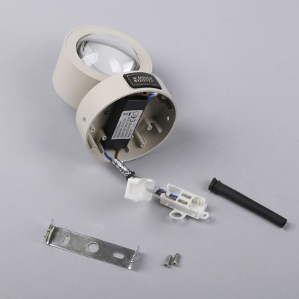 Schöner Wohnen 19331-39 - Lampada da parete LED CHIA 2xLED/2W/230V grigio