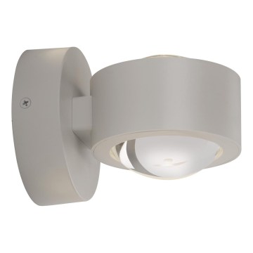 Schöner Wohnen 19331-39 - LED-Wandleuchte CHIA 2xLED/2W/230V grau