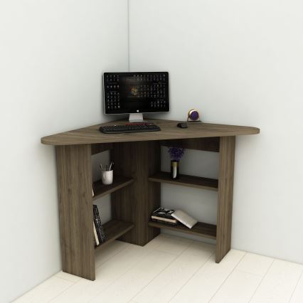 Schreibtisch CORNER 73,8x80 cm braun
