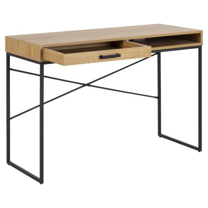 Schreibtisch SARON Eiche/schwarz