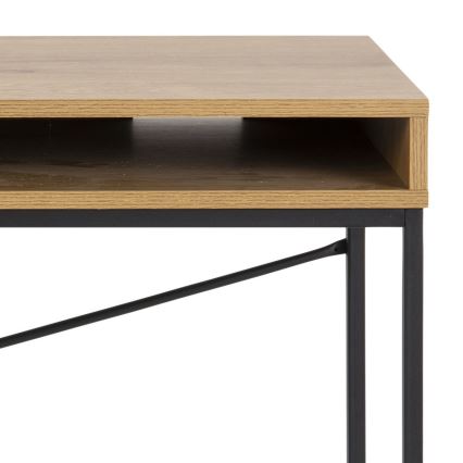 Schreibtisch SARON Eiche/schwarz