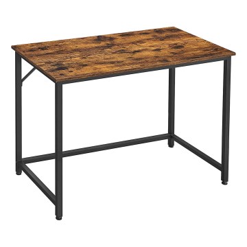 Schreibtisch SOLEA Braun/Schwarz