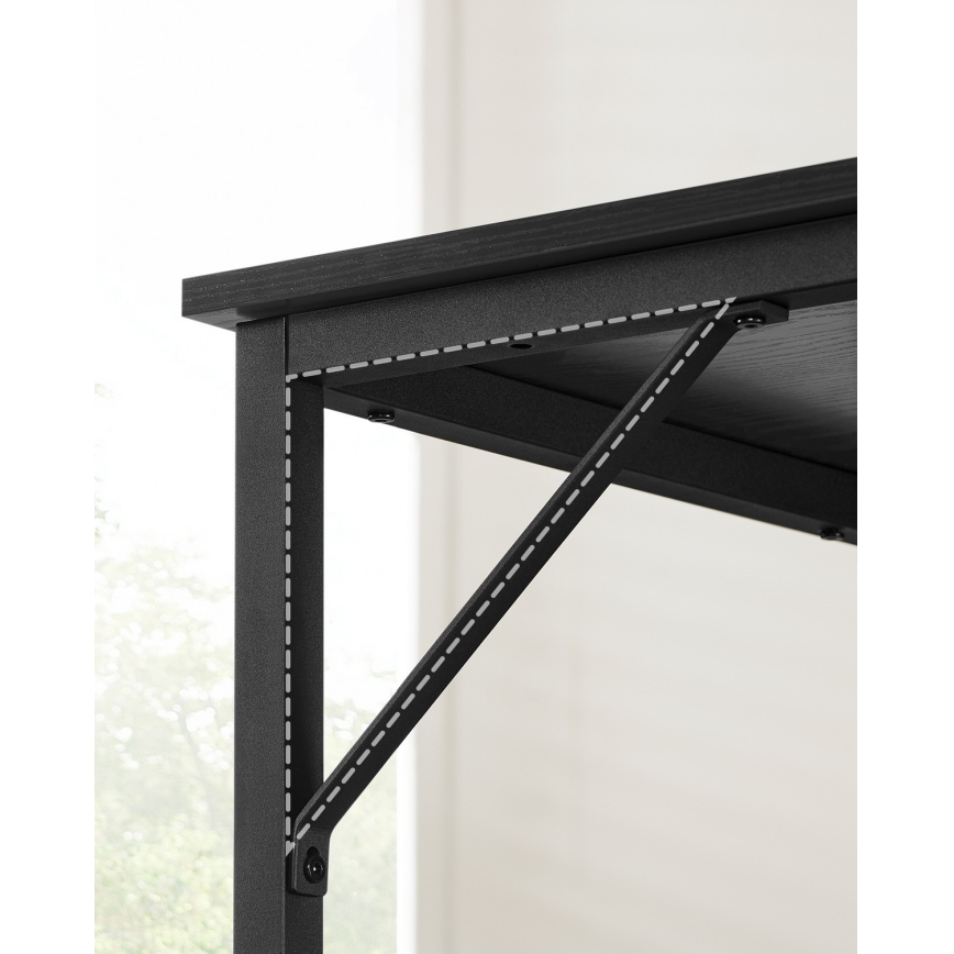 Schreibtisch SOLEA, schwarz