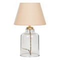 Schreibtischlampe AYD 1xE27/40W/230V beige/klar
