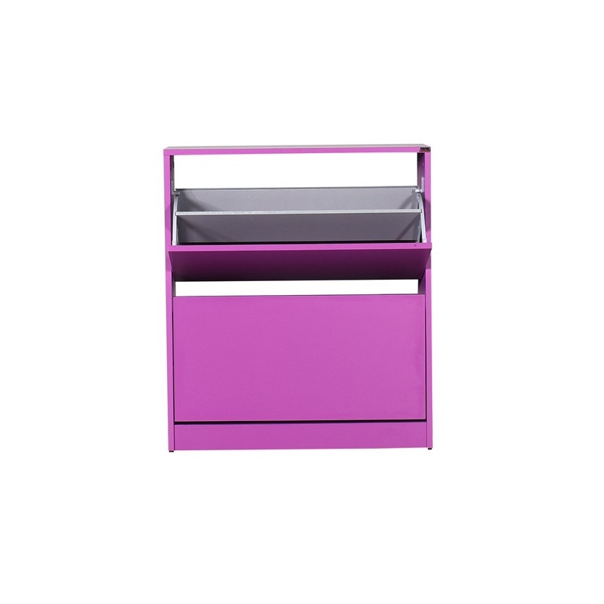 Schuhschrank 84x73 cm violett