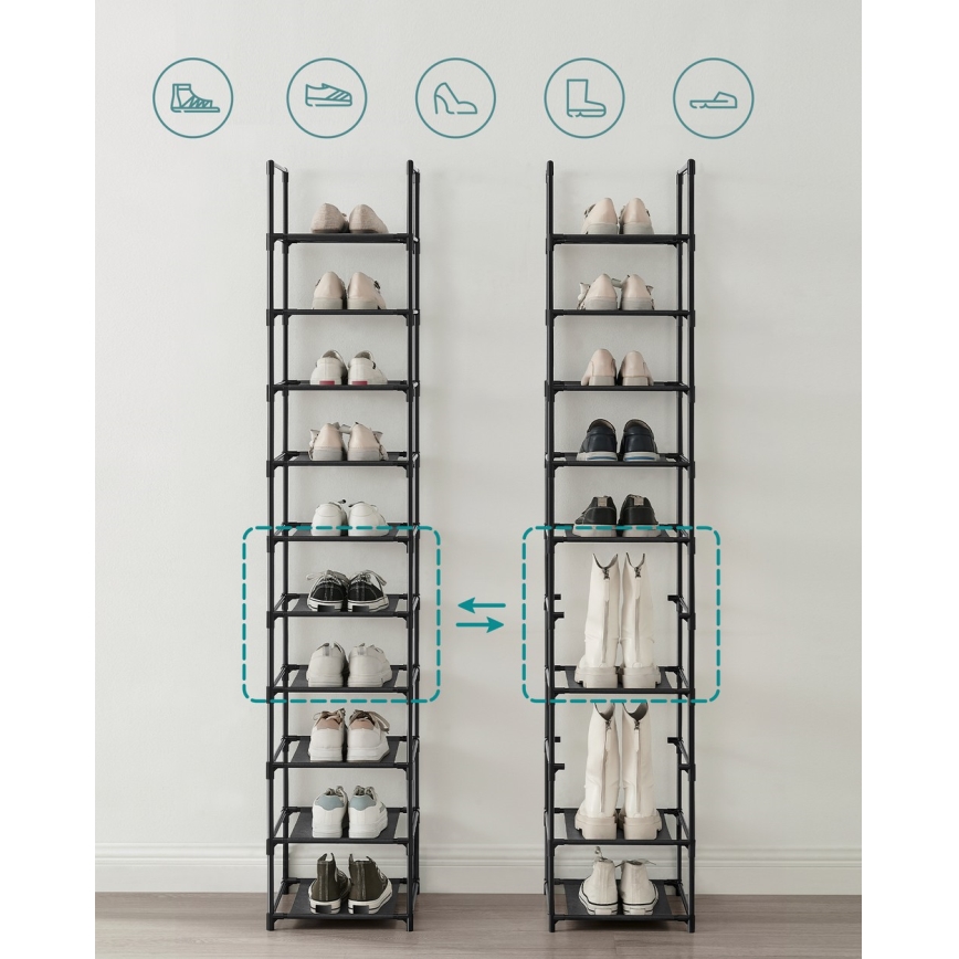 Schuhschrank ALVORO schwarz