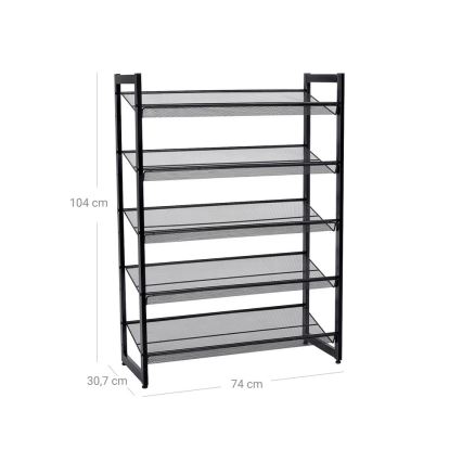 Schuhschrank ALVORO schwarz