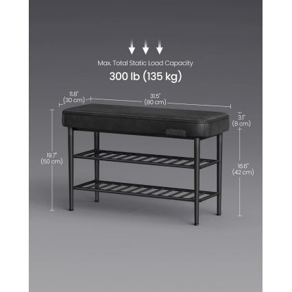 Schuhschrank ANDOR schwarz