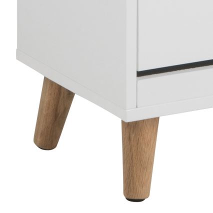 Schuhschrank mit 3 Schubladen CARLY weiß
