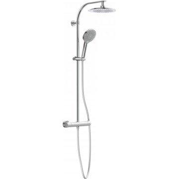 Schütte 60046 - Duschset mit Thermostatarmatur MADURA FRESH glänzender Chrom