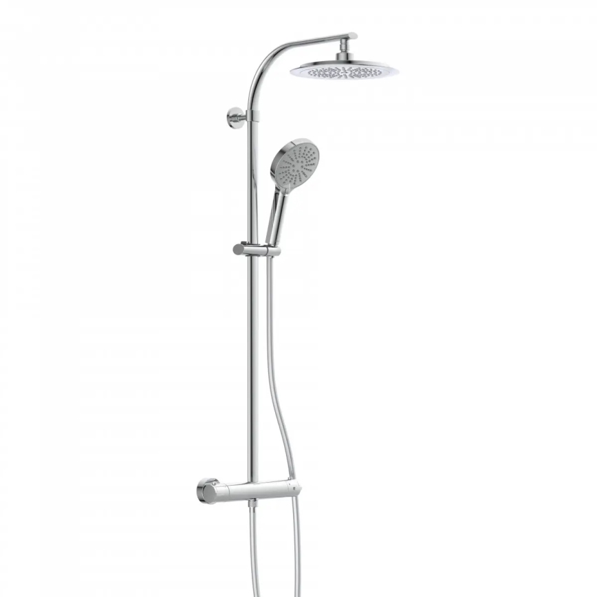 Schütte 60046 - Duschset mit Thermostatarmatur MADURA FRESH glänzender Chrom